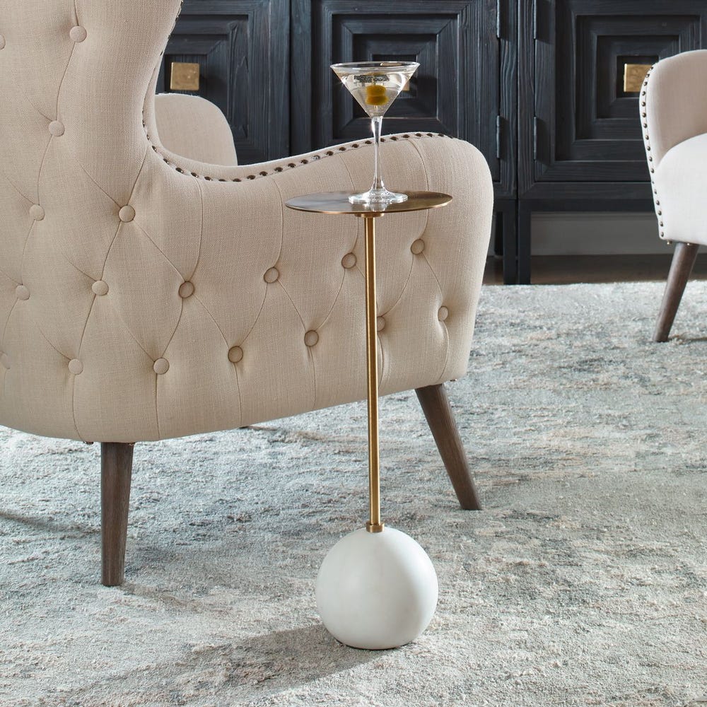 Gimlet Drink Table, White de Uttermost