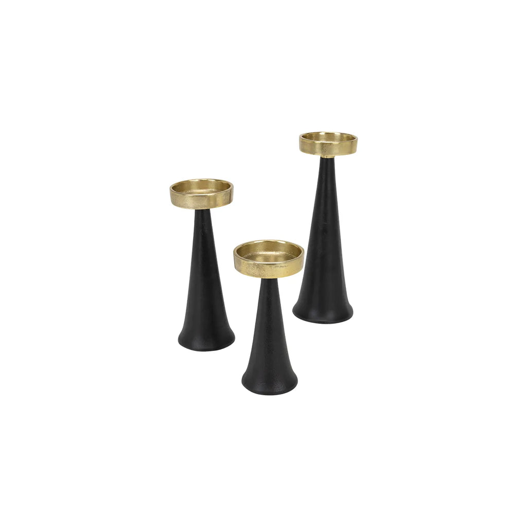 ATTICA CANDLEHOLDERS-SET 3 -SB