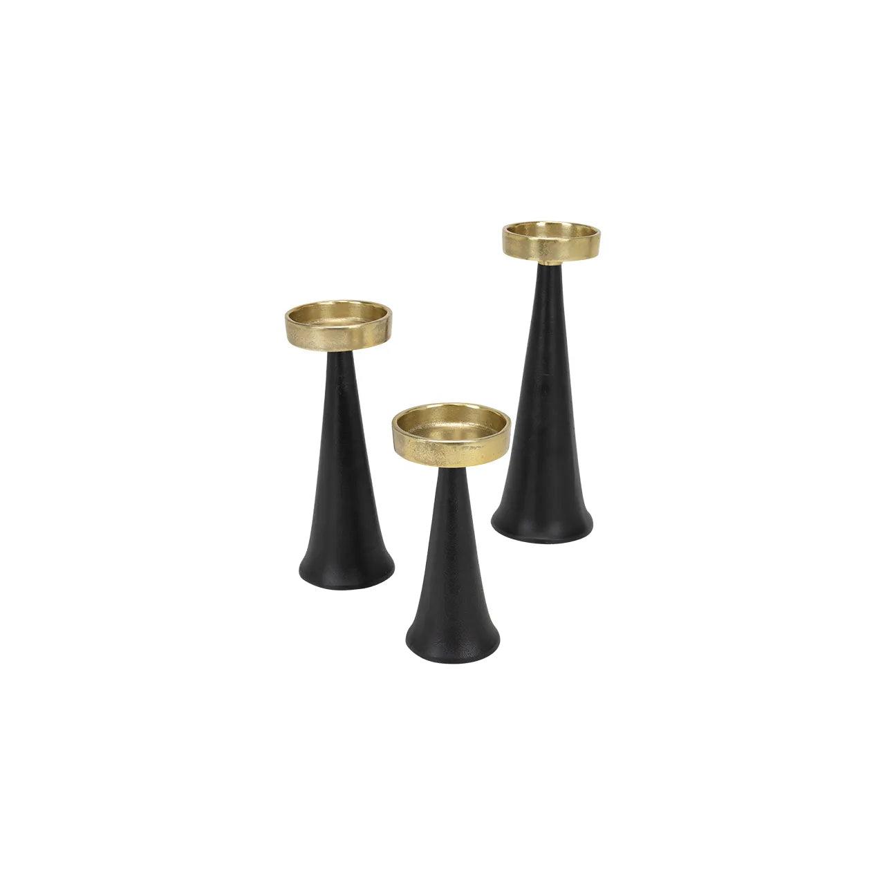 ATTICA CANDLEHOLDERS-SET 3 -SB
