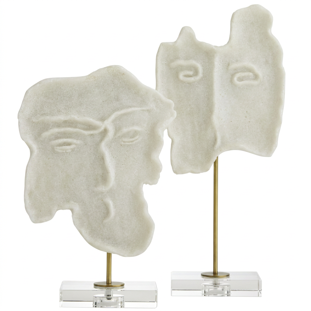 DAVID SCULPTURES, SET OF 2