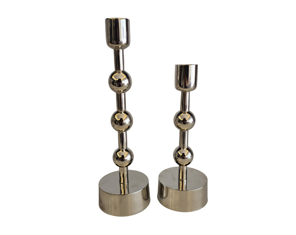 SET PORTAVELAS METAL