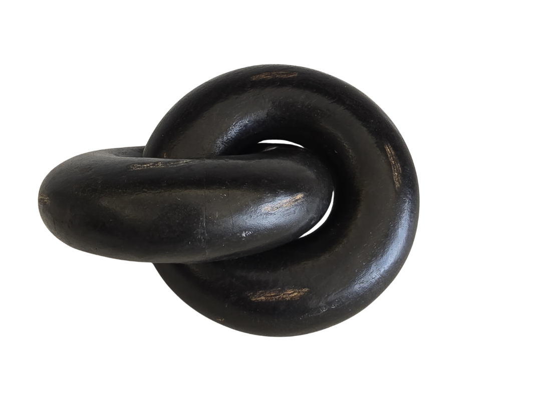 ESLABONES GRANDES NEGROS MADERA