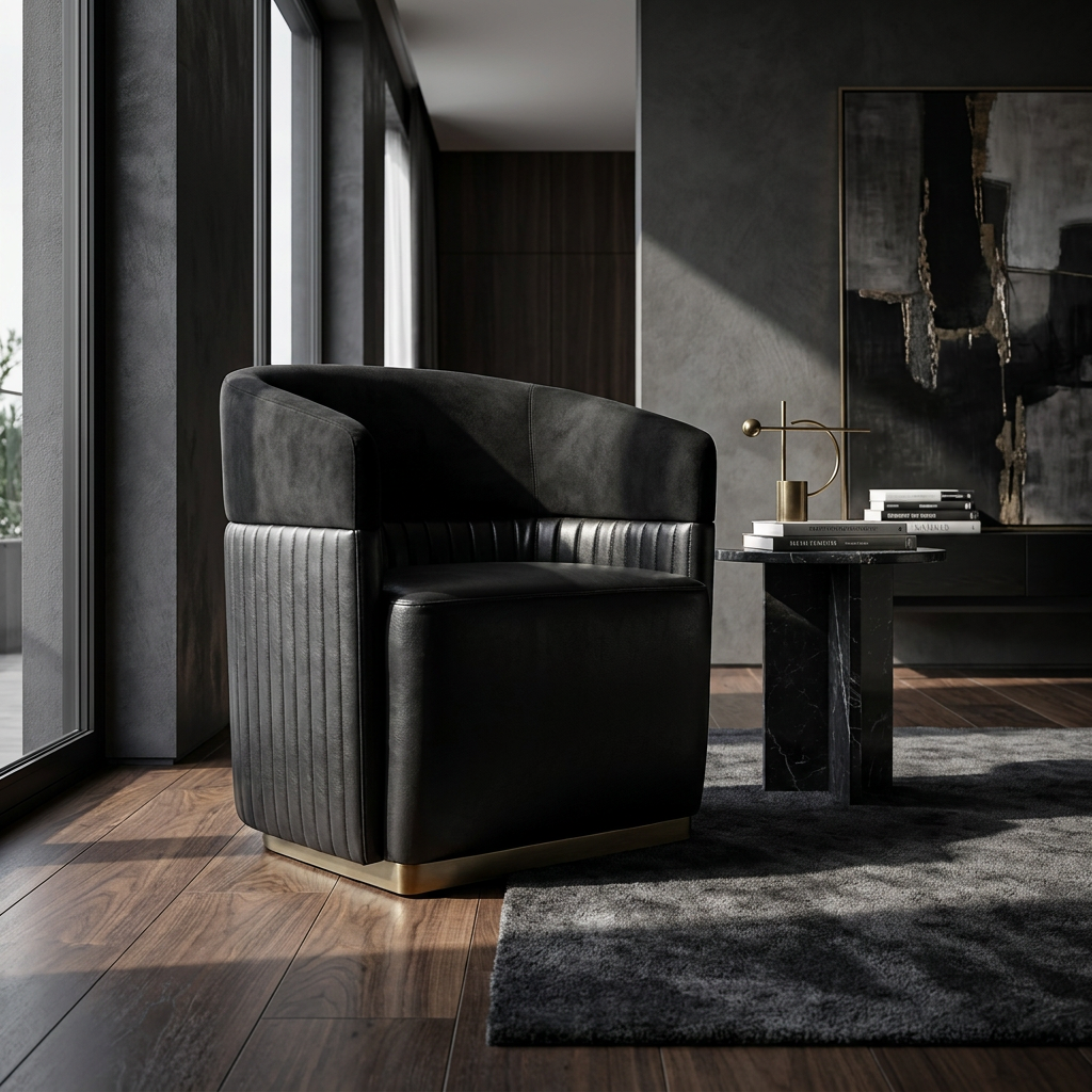 GENVAL WHEELED LOUNGE CHAIR