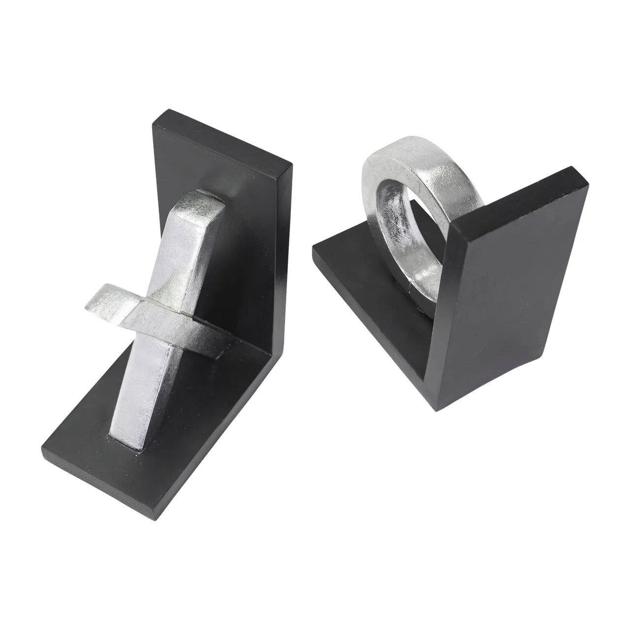 X AND O BOOKENDS -SET 2 -SB