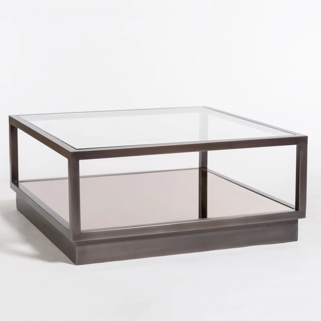Warren Coffee Table de Alder & Tweed en acabado Gunmetal Finish Metal